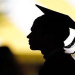 Students take their seats for the diploma ceremony at Harvard University in Cambridge
