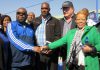 Thulas Nxesi hands over sports court to School