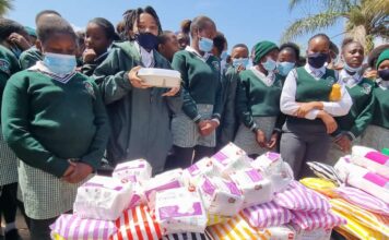 Givers Youth Foundation donates 455 sanitary pads to Hosea Kekana Secondary